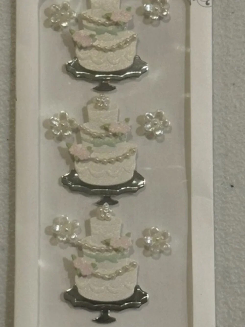 NEW Little B Stickers Wedding Cakes 9 pieces #100149